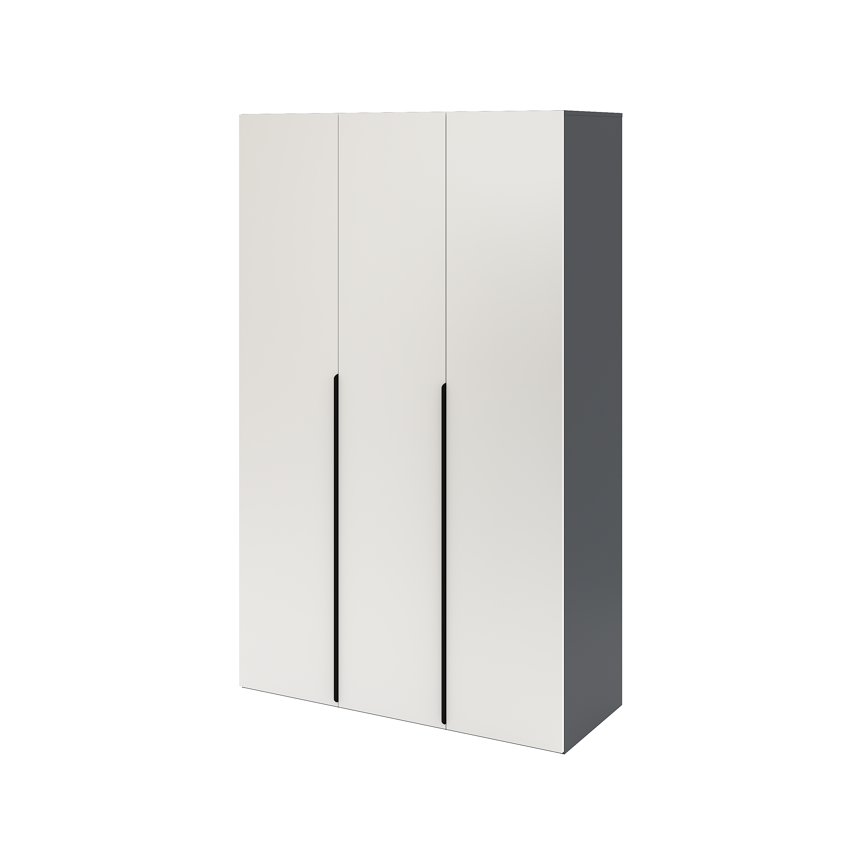 Шкаф 3-х дверный Брайт Графит-2