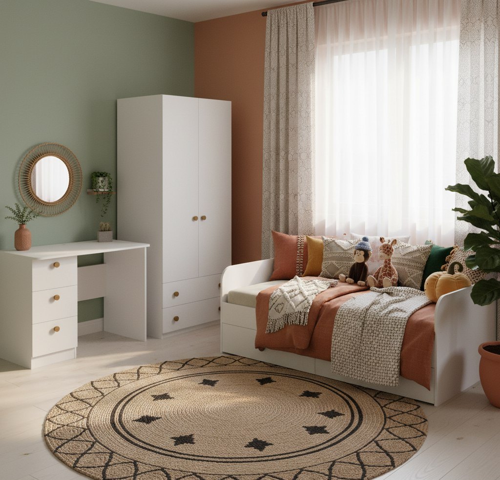 Стол + шкаф + кровать коллекции Умка 