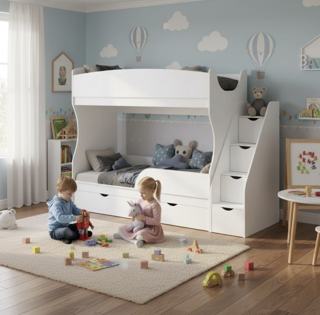 Двухъярусная кровать Альфа (размеры разные)