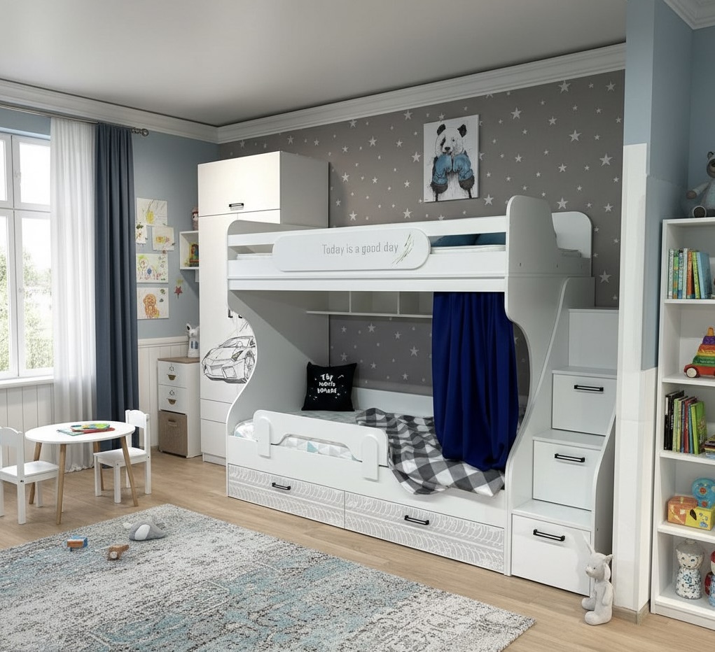 Двухъярусная кровать коллекции Престиж 190х90