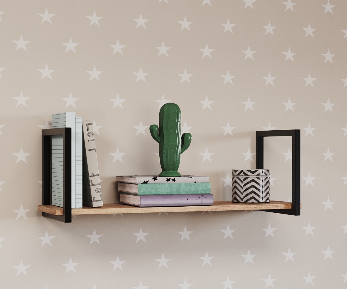 Полка навесная Лофт-800 (дуб каньон)