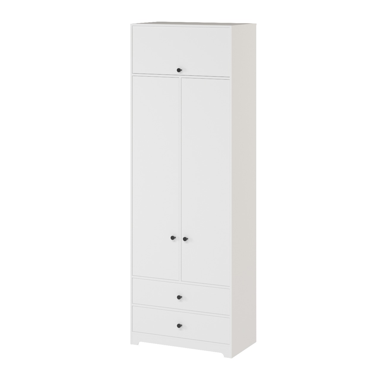 Шкаф-2 с антресолью и ящиками коллекции Норд 