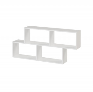 Полка навесная Юниор (цвет белый)