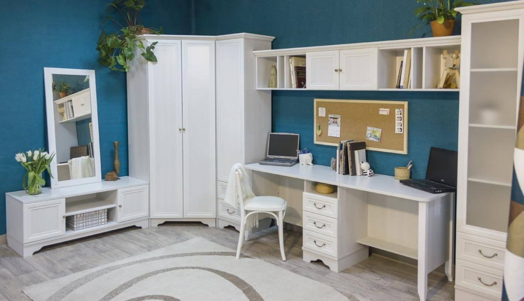 Угловой детский шкаф