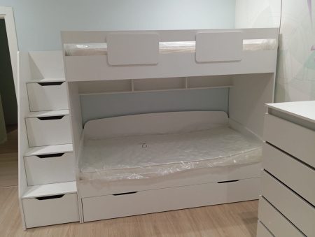 Кровать-чердак 190х90 коллекции Мозаика-2  от Династия Kids