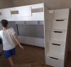 Кровать-чердак коллекции Лайт Лофт 190х90 от Династия Kids