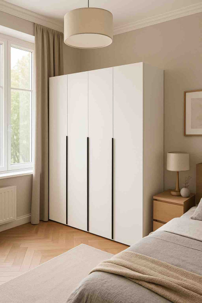 Шкаф 4-х дверный коллекции Брайт от Династия Kids