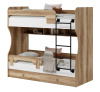 Кровать 2-х ярусная Омега (дуб сонома + белый) 190х80 от Династия Kids