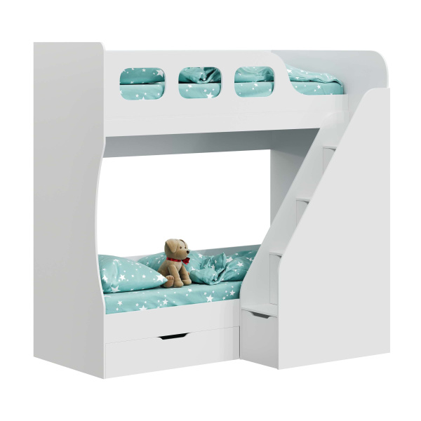 Кровать 2-х ярусная Умка-6 (лестница слева) 190х80