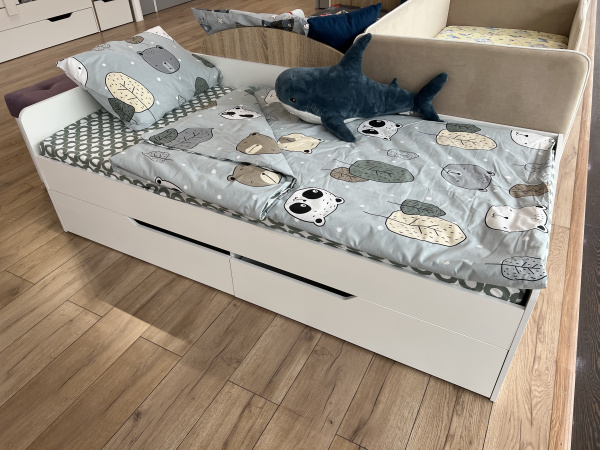 Кровать коллекции Мозаика-2 (правая) 190х90 (распродажа)