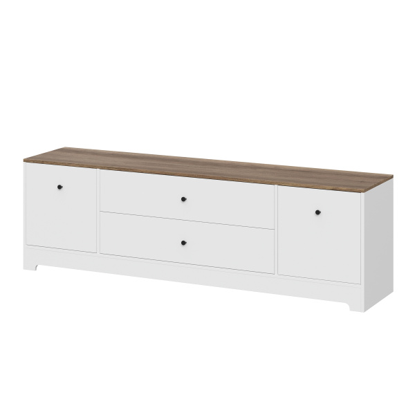 Тумба-комод 180 см Норд 1 (дуб каньон+белый) 