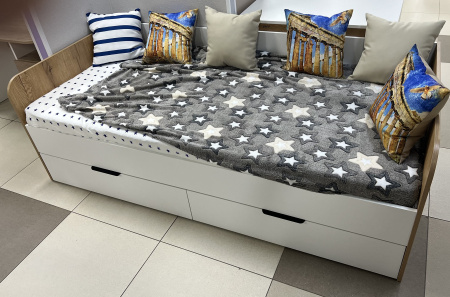 Кровать коллекции Брайт Графит от Династия Kids