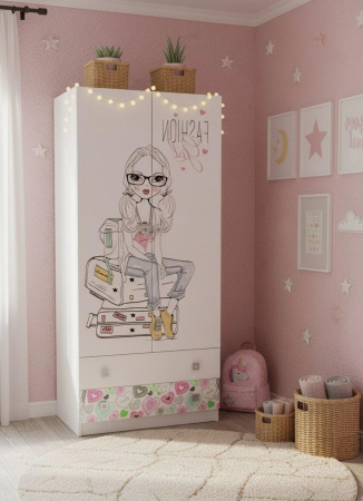 Шкаф гардеробный коллекции Анита  от Династия Kids