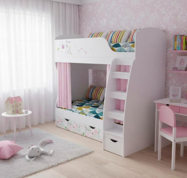 Кровать двухъярусная коллекции Анита 180х80