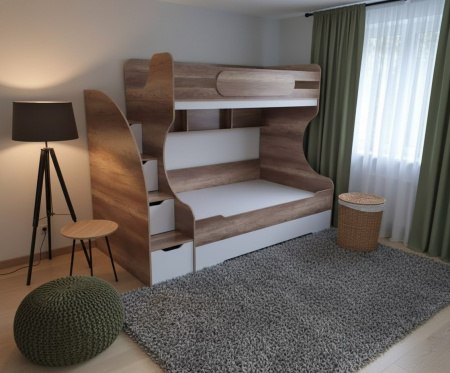 Кровать двухъярусная Биг 120х200  от Династия Kids