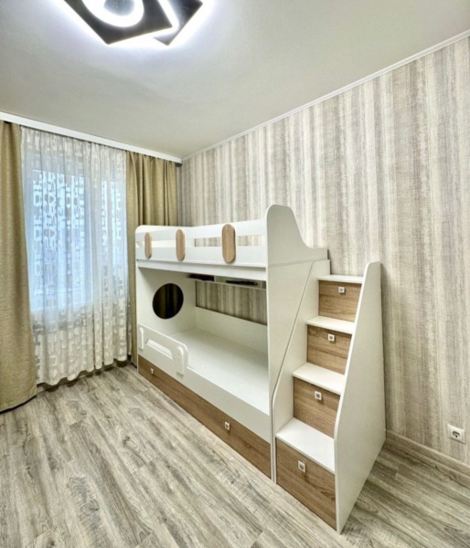 Кровать Фортуна-3 (корпус дуб сонома + фасады белые) 190х80 от Династия Kids