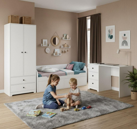 Кровать коллекции Норд (размеры разные) от Династия Kids