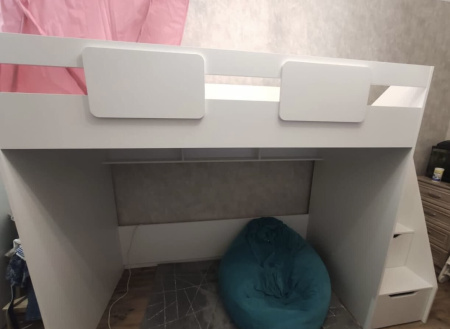 Кровать-чердак коллекции Лайт Лофт 190х90 от Династия Kids