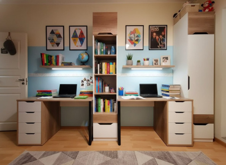 Стол Соло 1200 мм (цвет белый + опора белая)  от Династия Kids