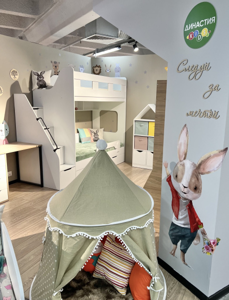 Кровать двухъярусная Твинс 190х90 (серебро + белый) от Династия Kids