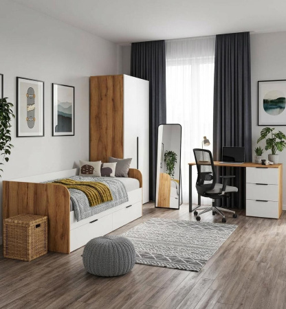 Кровать коллекции Брайт Золотистый от Династия Kids