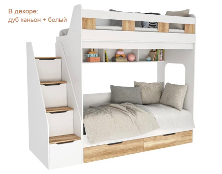 Двухъярусная кровать Твинс 190х90 от Династия Kids