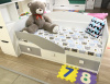 Кровать 160х80 Умка-5 (серебро+белый)  от Династия Kids