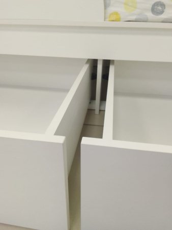 Двухъярусная кровать Альфа 180*80 (цвет белый) от Династия Kids