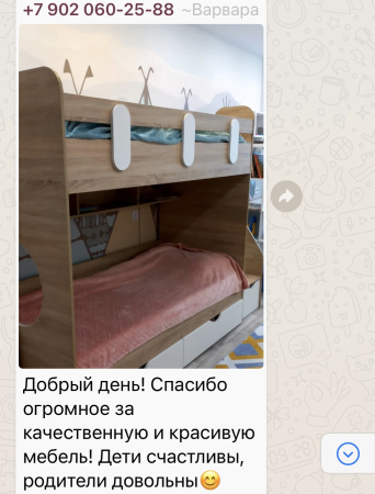 2-х ярусная кровать Фортуна (корпус белый + фасады дуб сонома) 180*80 от Династия Kids