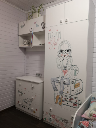 Шкаф гардеробный коллекции Анита  от Династия Kids