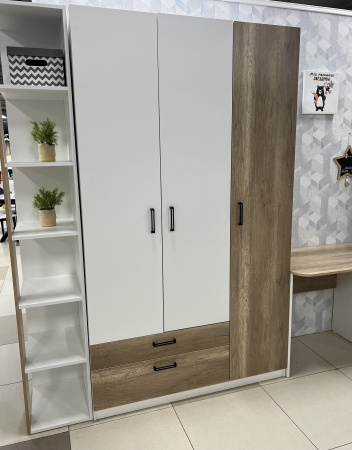 Шкаф 3-х створчатый Твой Стиль (глубина 550 мм) без принта от Династия Kids