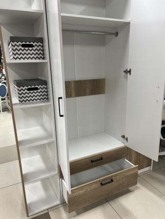 Шкаф 3-х створчатый Твой Стиль (глубина 550 мм) без принта от Династия Kids