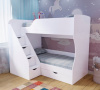 Двухъярусная кровать Умка-3 (цвет белый) 190х80 от Династия Kids