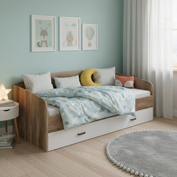 Кровать коллекции Твой Стиль New 200х90  от Династия Kids