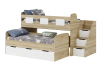 Кровать 2-х ярусная Городок (дуб сонома + белый) 190х90