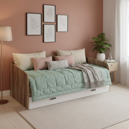 Комплект мебели: кровать-чердак Лайт Лофт + кровать Твой Стиль 120х200 от Династия Kids