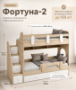 Кровать двухъярусная Фортуна-2 (цвет белый) 180х80 от Династия Kids