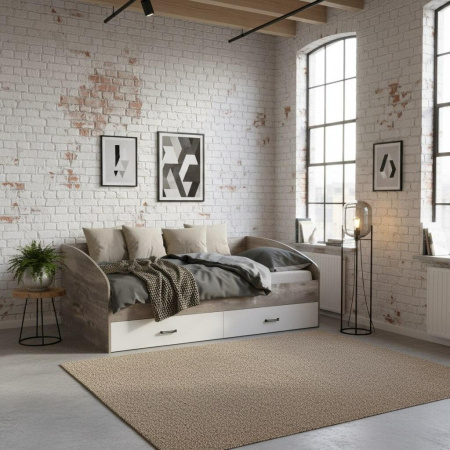 Кровать 120х200 коллекции Гранд New (прямая спинка) от Династия Kids