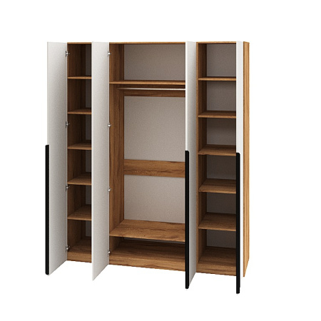 Шкаф 4-х дверный коллекции Брайт Золотистый от Династия Kids