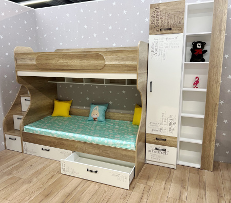 Приставка-стеллаж Твой Стиль (глубина 479 мм) от Династия Kids