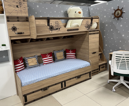 Кровать 190х90 коллекции Фрегат-6 от Династия Kids