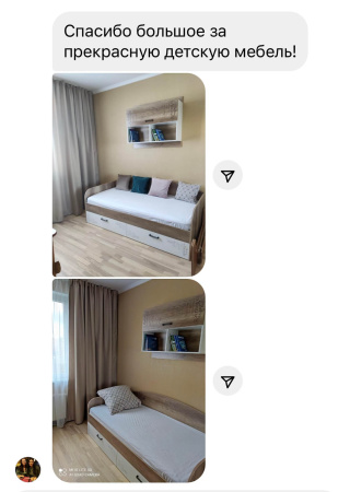 Полка навесная коллекции Твой Стиль (распродажа)