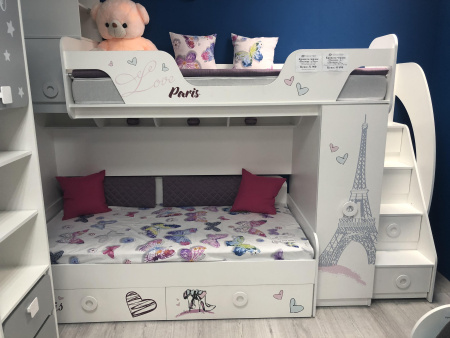 Кровать Модница-4 + кровать Модница-6 от Династия Kids