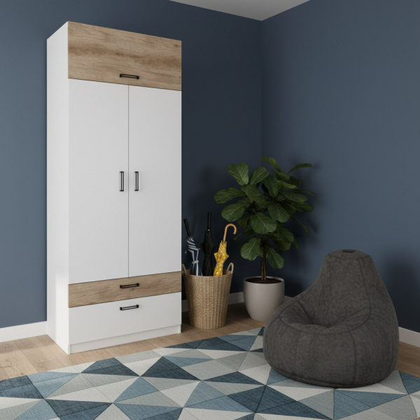 Приставка-стеллаж Твой Стиль + шкаф Твой Стиль (гл. 479 мм) от Династия Kids