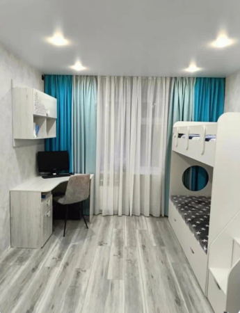 Кровать 2-х ярусная Фортуна (дуб сонома + белый)  от Династия Kids