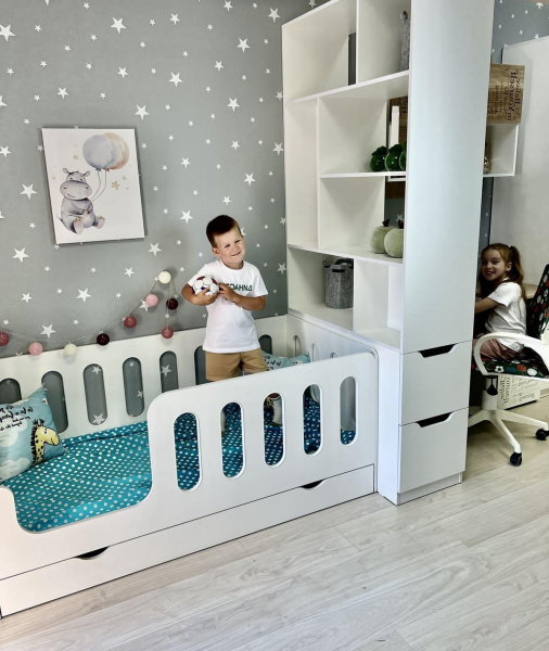 Кровать Сказка 160х80 с ящиком  от Династия Kids