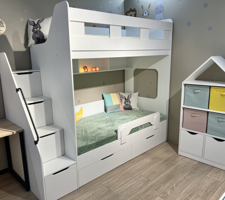 Двухъярусная кровать Твинс 190х90 от Династия Kids