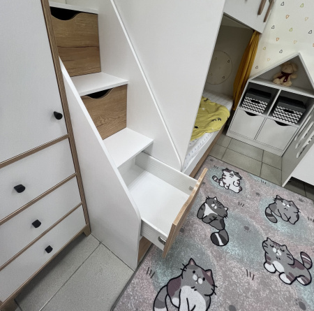 Двухъярусная кровать Фортуна 180х80 (размеры и цвета разные) от Династия Kids