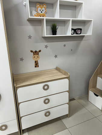 Полка навесная Юниор (цвет белый) от Династия Kids