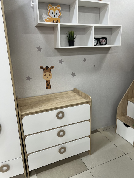 Полка навесная Юниор (цвет белый) от Династия Kids